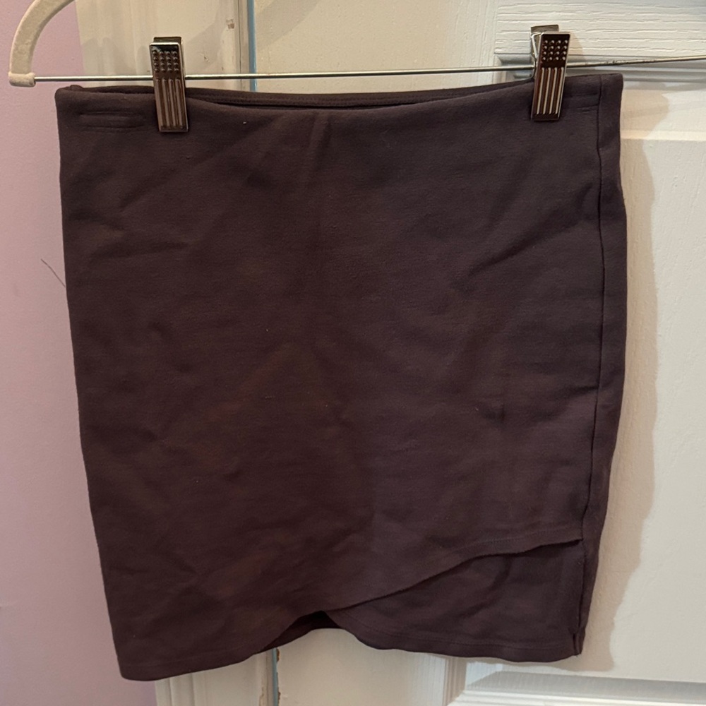 Gray Pencil Skirt